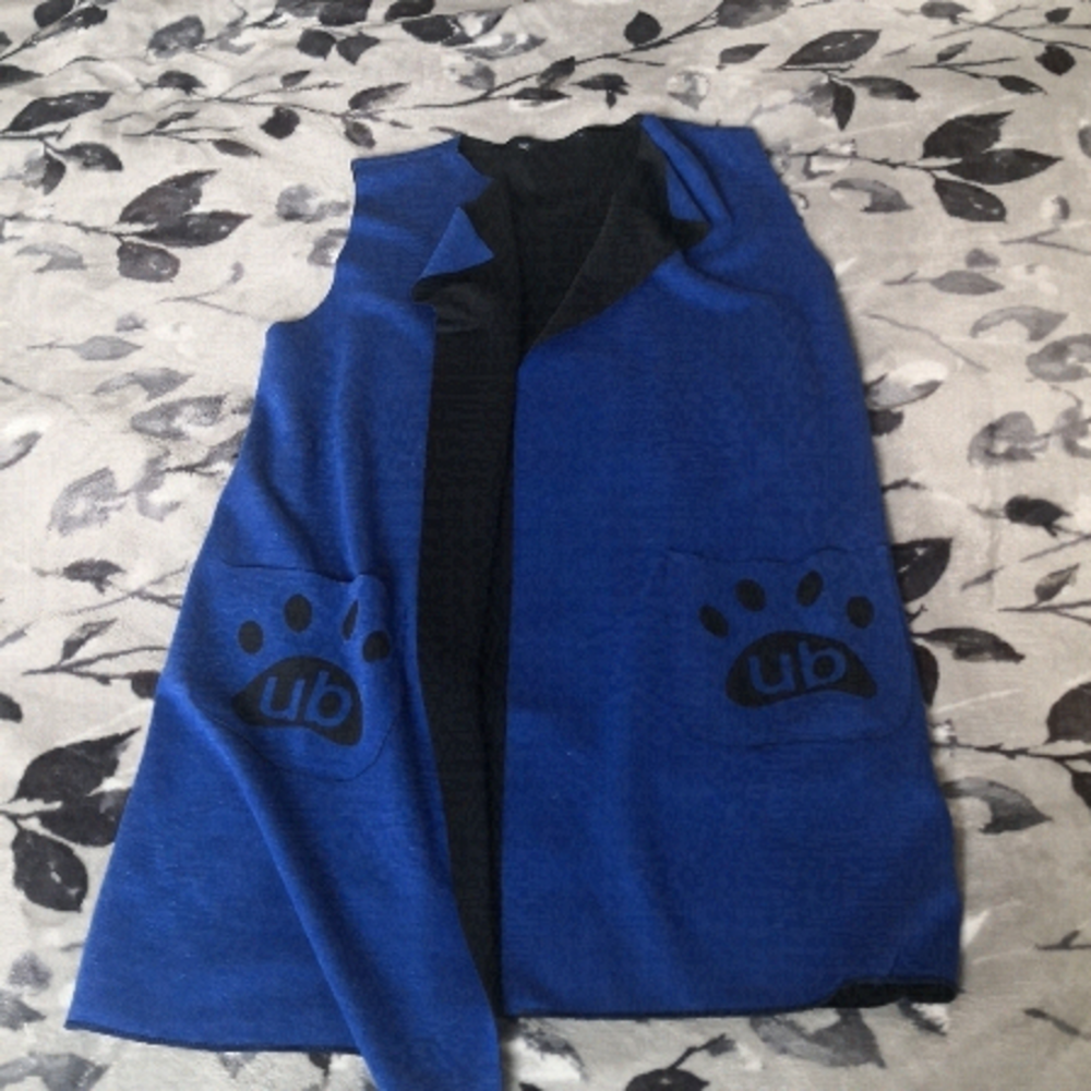 "Hola Lovely Bear" Long Vest size M